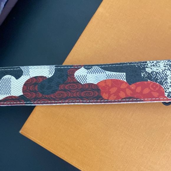 Multi-Color Louis Vuitton Reversible Monogram Belt - Picture 5 of 9